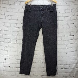 Forever 21 Pants Plus Sizes Womens Sz 12 Gray Print Skinny